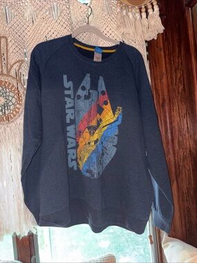 Star Wars millennium falcon sweatshirt unisex 2XL men's women's space rainbow